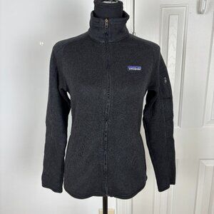 Patagonia Women's Better Sweater Fleece Jacket Full Zip Black Size S